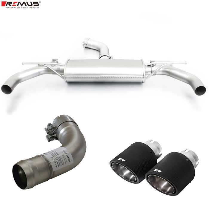 レムス マフラー [ゴルフ7.5 AUDLB GTI パフォーマンス] REMUS マフラー 正規品 0026 70CSR テールセット