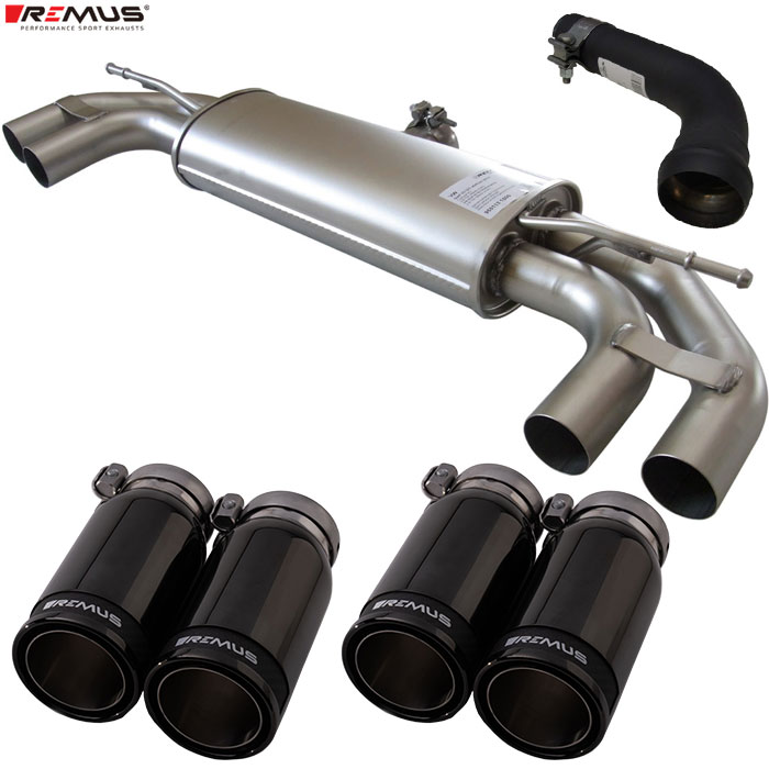 レムス マフラー [ゴルフ7 1.2TSI AUCJZ M/C前専用] REMUS マフラー 正規品 0046 83CBR テールセット