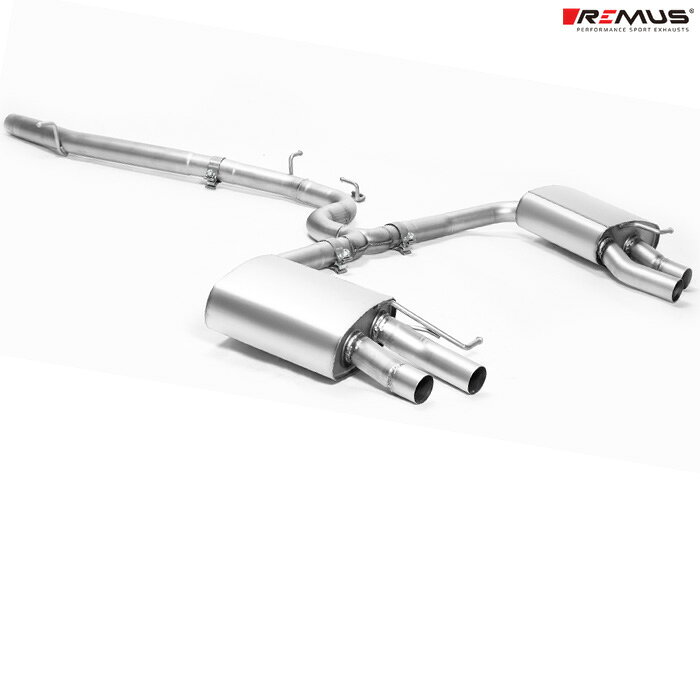 Volkswagen - レムス マフラー [ゴルフ8 R ヴァリアント 4motion CDDNFV] REMUS マフラー 正規品 956023 0500LR