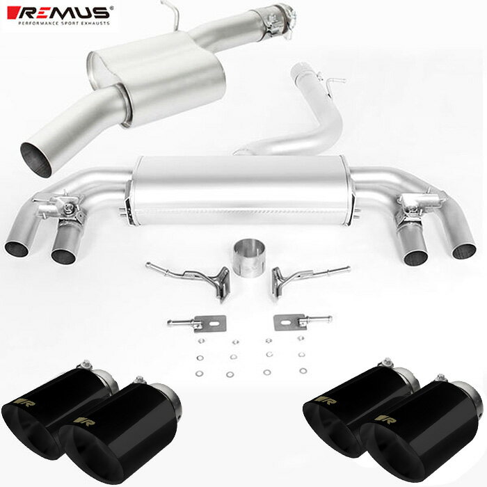 レムス マフラー [ゴルフ7.5 R AUDJHF/AUCJXF] REMUS マフラー 正規品 0046 70SGBR テールセット