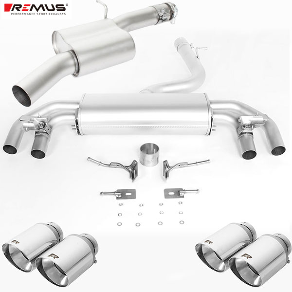 レムス マフラー [ゴルフ7.5 R AUDJHF/AUCJXF] REMUS マフラー 正規品 0046 70SGR テールセット