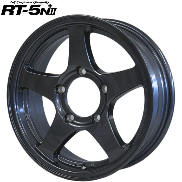即納 4X4 RT-5N+2 ガンメタ + ジオランダーM/T G003 4本セット 16X5.5J+22 + 6.50R16 LT [ジムニー JB64W/JB23W/JA系 JA11V.JA71V等] 組込発送致します