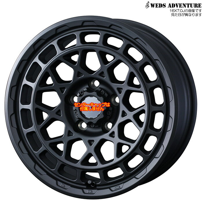 WEDS MUD VANCE 10 タイプM FMBK 1本 [16X6.0J-05 5H 139.7 ジムニーシエラ JB74W] ウェッズ マッドヴァンス10 TYPE M フルマットブラック 0041565