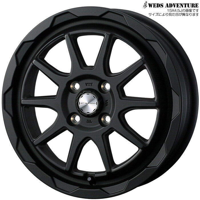 WEDS MUD VANCE 06 FMBK 4 [14X4.5J+45 4H 100] å ۥ ޥåɥ06 եޥåȥ֥å 40201