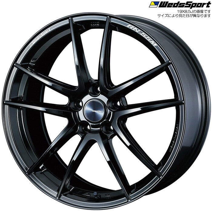 WedsSport RN-55M GLOSS BLACK 2 [198.5J+38 5H 114.3] åݡ ۥ2 ֥å ̵ ̵(졦Υ)