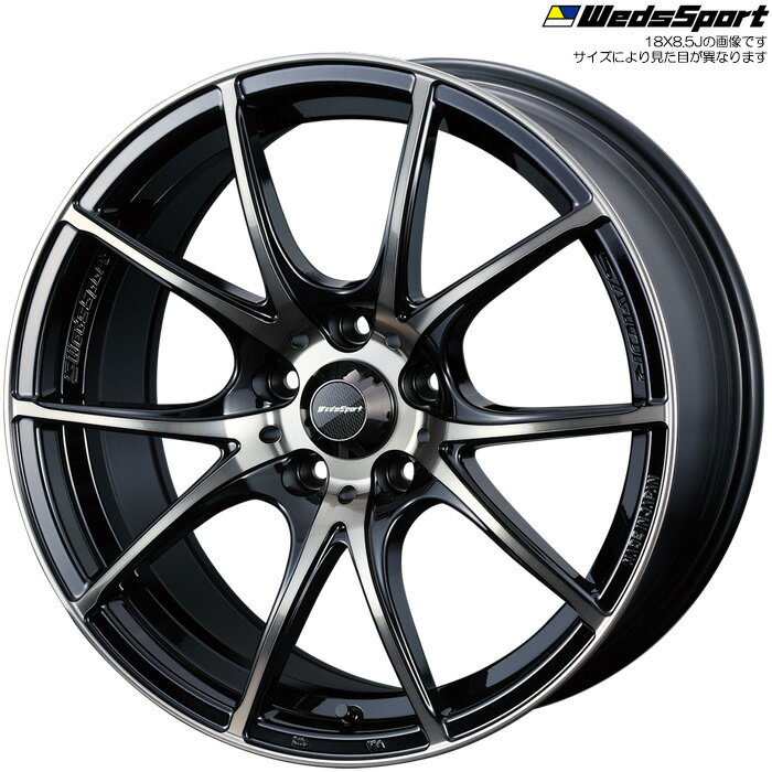 WedsSport SA-10R ZBB 1本 18×8.5J 45 5H 114.3 ウェッズスポーツ ホイール SA10R ゼブラブラックブライト 72634