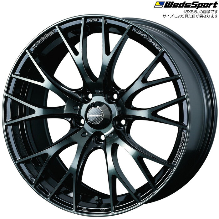 WedsSport SA-20R WBC 1本 [17×7.5J+45 5H 114.3] ウェッズスポーツ ホイール SA20R ウォースブラッククリアー 72731