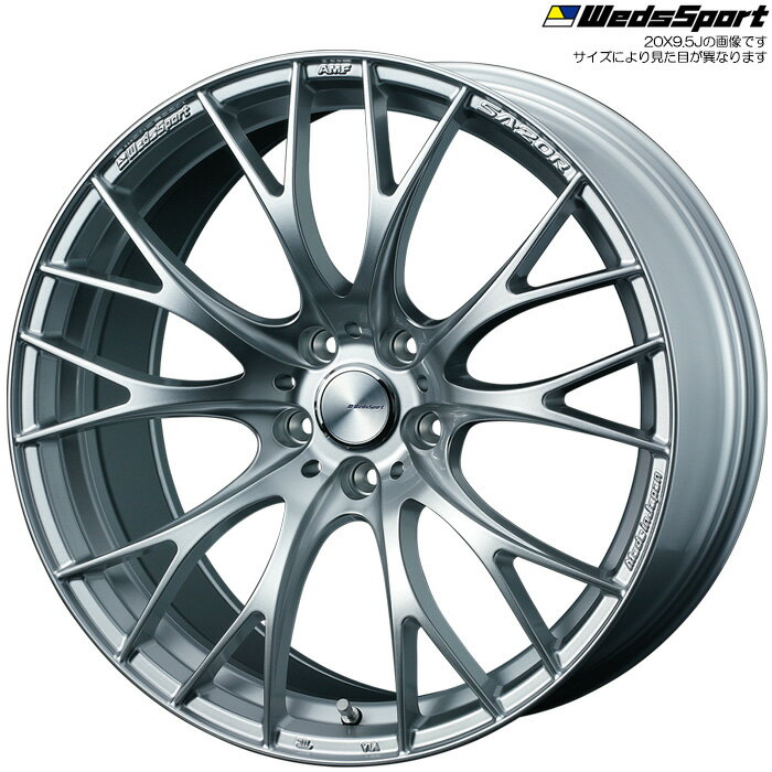 WedsSport SA-20R VI-SILVER 4本 [19×9.5J+38 5H 114.3] ウェッズスポーツ ホイール SA20R ブイアイシルバー 72786