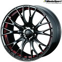 WedsSport SA-20R RLC 4本 18×7.5J 45 5H 114.3 ウェッズスポーツ ホイール4本 レッドライトクローム リミテッドエディション 代引手数料無料 送料無料(沖縄 離島除)