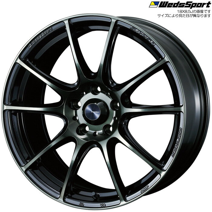 WedsSport SA-25R WBC 4本  ウェッズスポーツ ホイール SA25R ウォースブラッククリアー 73718