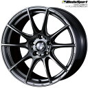 WedsSport SA-25R PSB 4本 18×9.5J 45 5H 114.3 ウェッズスポーツ ホイール4本 プラチナシルバーブラック 代引手数料無料 送料無料(沖縄 離島除)