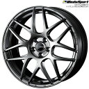 WedsSport SA-27R PSB 4本 [17×7.0J+40 5H 114.3] ウェッズスポーツ ホイール4本 プラチナシルバーブラック 代引手数料無料 送料無料(沖縄・離島除)