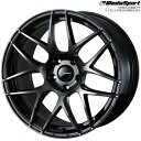 WedsSport SA-27R WBC 1本 18×8.5J 50 5H 114.3 ウェッズスポーツ ホイール SA27R ウォースブラッククリアー 74178