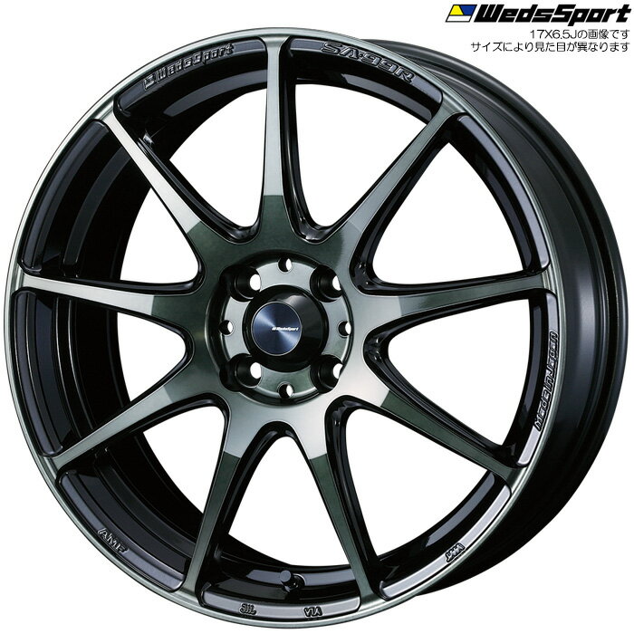 WedsSport SA-99R WBC 1本  ウェッズスポーツ ホイール SA99R ウォースブラッククリアー 73873