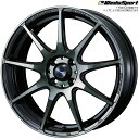 WedsSport SA-99R WBC 4本 17×6.5J 42 4H 100 ウェッズスポーツ ホイール4本 ウォースブラッククリアー 代引手数料無料 送料無料(沖縄 離島除)