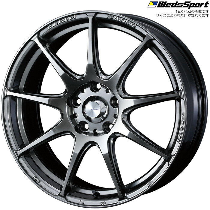 WedsSport SA-99R PSB 4本  ウェッズスポーツ ホイール SA99R プラチナシルバーブラック 73924