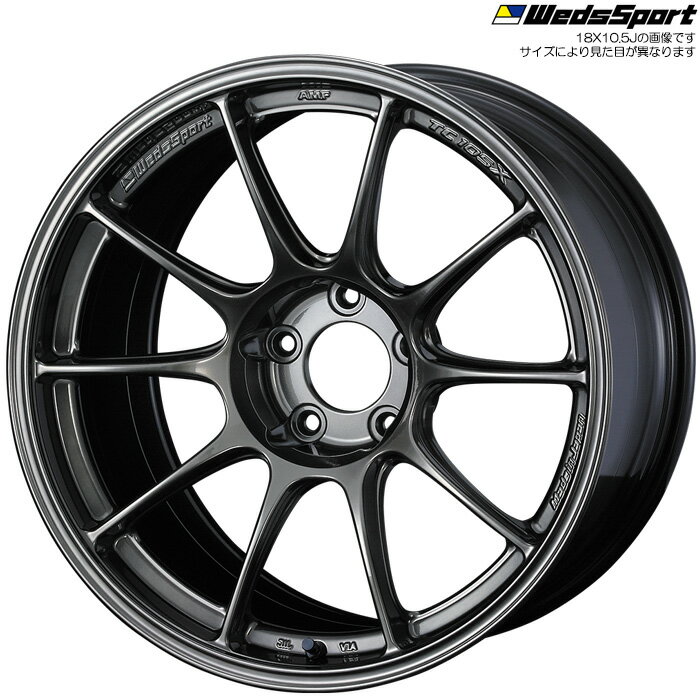 WedsSport TC105X 1本 [18×9.5J+10 5H 114.3] ウェッズスポーツ ホイール TC105X EJチタン 73540
