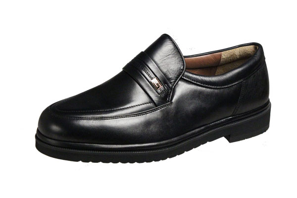 モーガンクイーンカジュアルシューズ408ブラックUチップスリッポンMORGAN　QUINNシープ革使用紳士靴