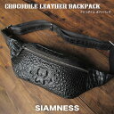 VlX SIAMNESS NR_C {fBobO XO V_[obO ΂ߊ| jv ubN^ z[obN NE obN{[ {v Crocodile Skin Leather Backpack Shoulder Sling BagSIAMNESS by WILD HEARTS Leather&Silver(ID bb509t25)za022