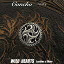 シルバーコンチョ ねじ式コンチョ レザークラフト トライバル Silver925 WILD HEARTS Leather & Silver (ID con20t...