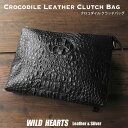 NR_C jv Nb`obO ZJhobO nhobO }`P[X ubN Y  j  ΂ LTCYCrocodile Skin Leather Clutch Bag & Hand Bag BlackWILD HEARTS Leather&Silver(ID ha4566s7)