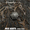 シルバーアクセサリー コンチョ シルバー925 Concho Sterling Silver 925WILD HEARTS Leather&Silver (ID...