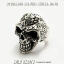 &#8648;　他のシルバーリングを見る！ SEE THE OTHER STERLING SILVER RINGS ! &#8648; メンズ スカル シルバーリング シルバー925 リング Silver925 ビッグサイズ ドクロ 髑髏Men's Solid 925 Sterling Silver Ring Skull Biker PunkWILD HEARTS Leather&Silver (ID sr0783r89) スカルが存在感バツグンのメンズシルバーリングです。不滅のモチーフであるスカルのデザインがクールで、細部の作りにもこだわりが満載です。大きめのリングをお探しの方にオススメです。 Heavy and solid recommended for those looking for a ring that makes a statement! Excellent price for highest handcrafted quality. 存在感抜群のリングです！ ビッグサイズのリングをお探しの方にオススメのシルバー製リングです。ずっしりした重みのあるシルバーリングです。 厚みと立体感がありボリュームと迫力バツグン。Recommended for those looking for a larger ring. 35g heavy silver ring! It is thick,3D, and has a great volume! ■ 素材　MATERIAL ■ シルバー925 (silver925/sterling silver) ■ サイズ SIZE ■ 【スカル部分：skull size】 縦 (length) 3.2cm　　横 (width) 2.2cm 　 ■ 重さ WEIGHT ■ (約:approx.)　27g/28号:size 計測 ■ ご注意 ■ この商品はポスト投函になります。日時指定はお受けできません。 ご了承ください。 Silver jewellery will be protected within a velvet bag and then bubble wrapped before mailing. ■リング（指輪）サイズの測り方目安■ 1. 糸や紙テープなどを指輪をつける指に巻きつけます。 2. 1周した所に印をつけ、端から印までを測ってください。 （きつくなく、ゆるくもない様に） 詳しくは下記のリングサイズ表をご参照ください。　 リング(指輪)サイズ表/Ring Size Chart サイズ：Japanese Size(SIZE : U.S.A.) 円周/Circumference 15号 (7 1/2 ) 55.5mm 17号 (8 1/2) 57.6mm 19号 (9 1/2) 59.7mm 21号 (10 1/4) 61.8mm 23号 (11) 63.9mm 25号 (12) 66.0mm 27号 (13) 68.0mm ■ ご注意 ■　 人の指は、朝と夜また体調によってサイズが変わります。 又指輪のデザインによってもサイズがピッタリでない場合があります。 サイズが合わない場合（不良品やサイズ違い以外）よる返品の送料は お客様負担でお願いします。 その点にご理解をお願いたします。 ※ 返品・交換について詳しくはこちらをご覧ください。 How to find out ring size? 1. Wrap a piece of loose string around your finger. Be sure to allow for the size of your knuckle. 2. With a pen, mark the point on the string where the end meets. 3. Stretch the string along the sizer toward the numbers. 4. The pen mark on your string should line up with a number to indicate your ring size. 5. You may also measure the length of the string and use the chart above to determine your ring size: