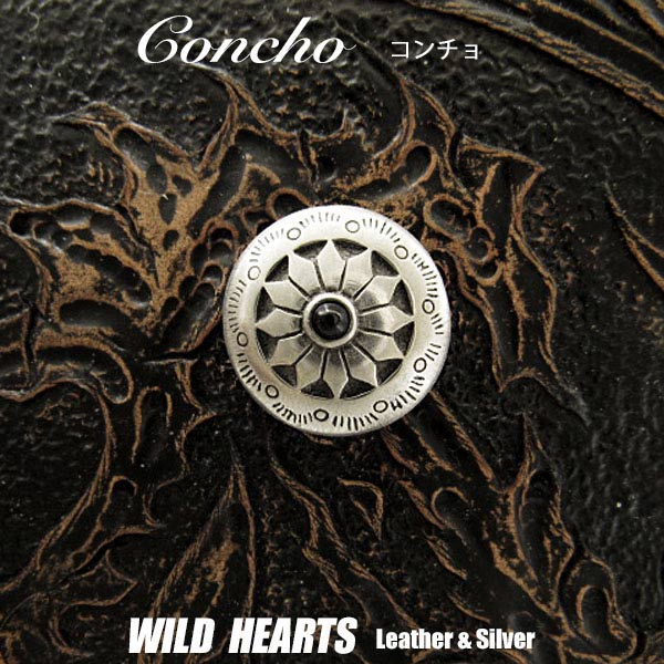 R` EGX^ CfBAWG[Concho Western Indian Jewelry@WILD HEARTS Leather&Silver(ID 0484t34-d24)za007