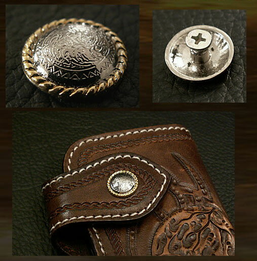 コンチョ ウエスタン メタルコンチョ 合金 Concho Metal Western concho WILD HEARTS Leather&Silver (ID con1667-e12)za013