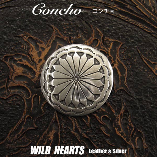 R`  EGX^ ˂ Concho Western MetalWILD HEARTS Leather&Silver (ID cc3367)