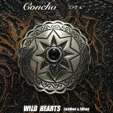 コンチョ メタルコンチョ 合金 ウエスタンコンチョ Concho Metal Concho Western Concho WILD HEARTS Leather Silver(ID co3919)