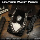 nR^v xg|[` EGXg|[`^VU[obO V_[obO U[ {v Genuine Leather Waist Pouch Purse Belt Pouch Travel BagWILD HEARTS Leather&Silver(ID wp0855r58)