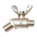 永田製作所 配管部品 φ13長尺用ボールコック男ねじ(リング付)(G1/4)(4)
