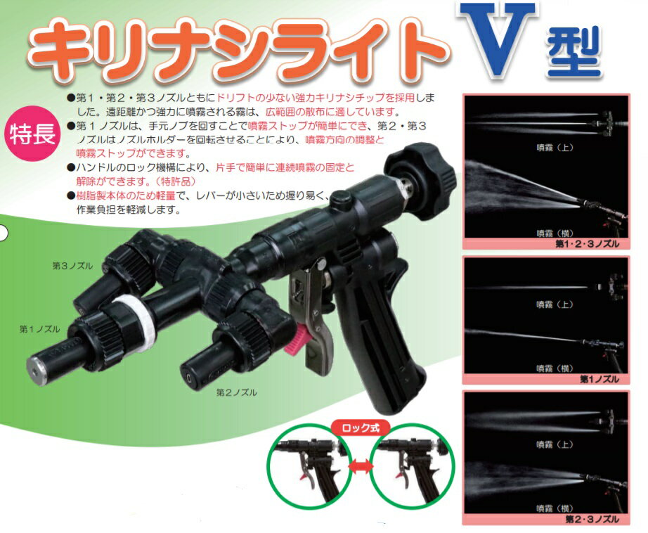 ヤマホ工業 キリナシライトV型 鉄砲噴口