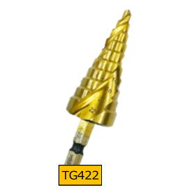 Rakuten - ユニーズ TG422 スパイラル ステップドリル 竹ちゃんゴールド 4-22 コバルトハイス