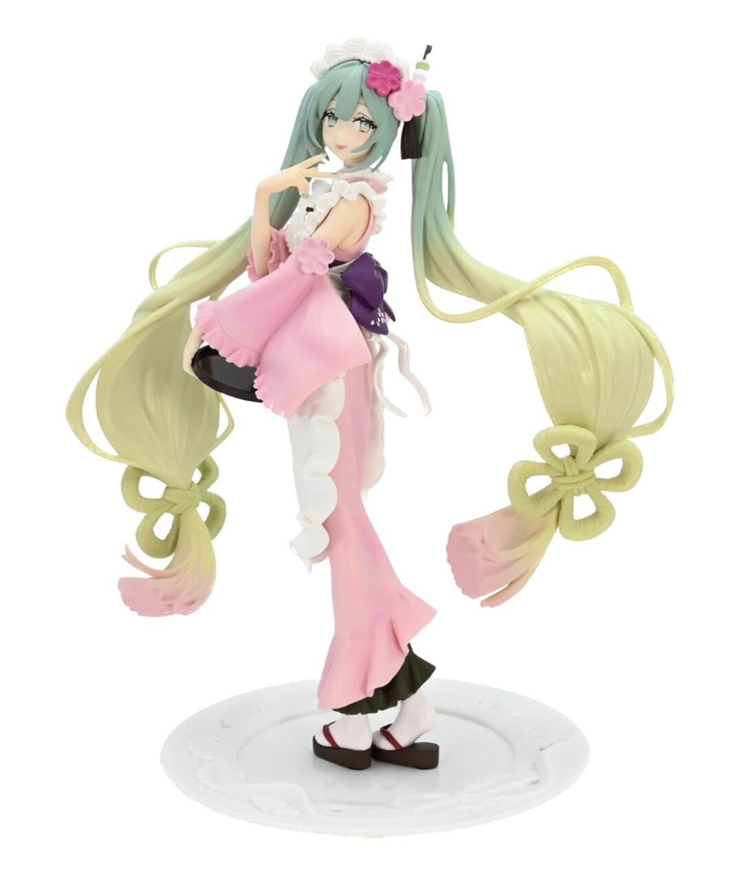 初音ミク Exc∞d Creative Figure SweetSweets 抹茶パフェ さくらフィギュア タイトー TAITO スイーツ スウィーツ 桜 ピンク エクシードクリエイティブ