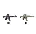 カスタム カスタムパーツ 武器 AK12 アサルトライフルSWAT スワット WW2 世界大戦 AK-12 ブロックパーツ