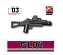 カスタム カスタムパーツ 武器 ガス暴動銃 ガスライオットガン GL06 ブロックパーツ