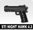 カスタム カスタムパーツ 武器 ハンドガン アーミー 装備品 STI NIGHT HAWK 4.3 STIナイトホーク4.3 buki52 海外 特殊部隊 パ...