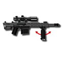 M83 スナイパーライフル ブラック ミニフィグ カスタムレゴ カスタムパーツ 武器 アーミー スワット WW2 世界大戦 海外 特殊部隊 レゴ パーツ フィ...