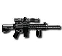 M134 スナイパーライフル ブラックミニフィグ カスタム カスタムパーツ 武器 アーミー スワット WW2 世界大戦 海外 特殊部隊 パーツ フィギュア ブ...