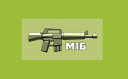 カスタム カスタムパーツ 武器 M16 アサルトライフル オリーブ 中東 SWAT スワット ロシア WW2 世界大戦 ブロックパーツ