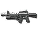 カスタムレゴ カスタムパーツ LEGO 武器 アーミー 装備品アサルトライフル M16SB アイアンブラック
