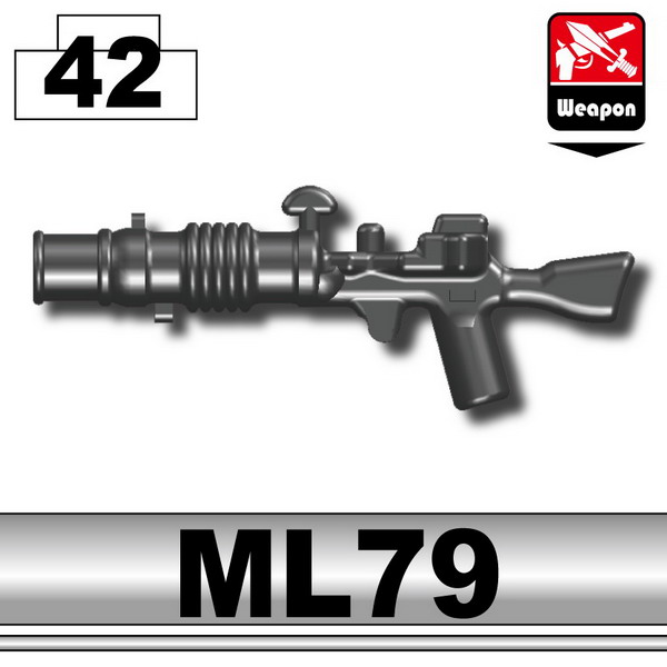 カスタムレゴ カスタムパーツ LEGO 武器　グレネードランチャー アーミー 装備品　ML79　アイアンブラック 米軍　アメリカ