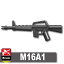 カスタムレゴ カスタムパーツ LEGO 武器　アサルトライフル アーミー 装備品　M16A1　アイアンブラック 米軍　アメリカ