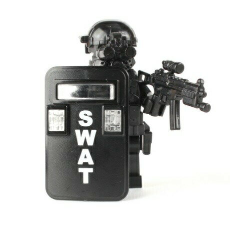 カスタムレゴ　LEGO SWAT　スワット　警察　MP10　ガスマスク　ナイトヴィジョンゴーグル　装備　セット ポイントマン　海外限定