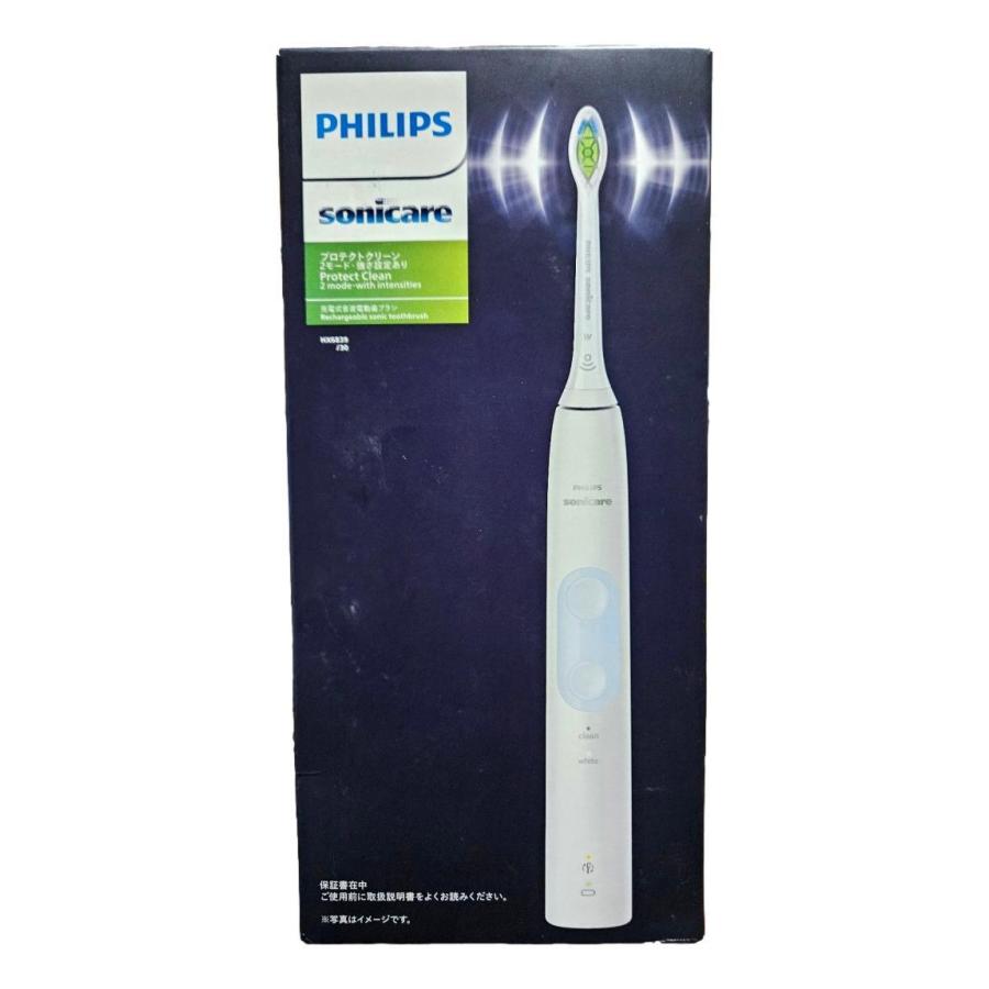 【新品】PHILIPS フィリップス 電動歯ブラシ ソニッケアー プロテクトクリーン プラス 音波水流式 HX6839/30 ホワイトライトブルー