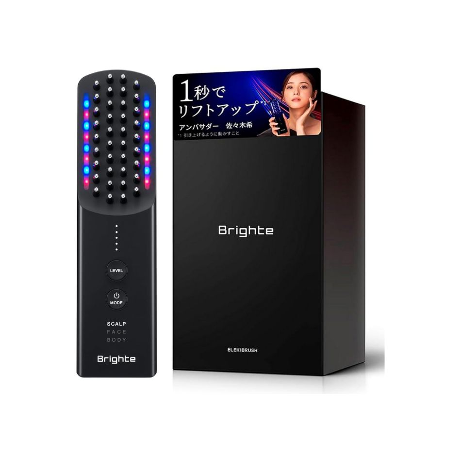 【新品】Brighte ブライト ブラシ型美顔器 ELEKI BRUSH+ BRT-FSB180