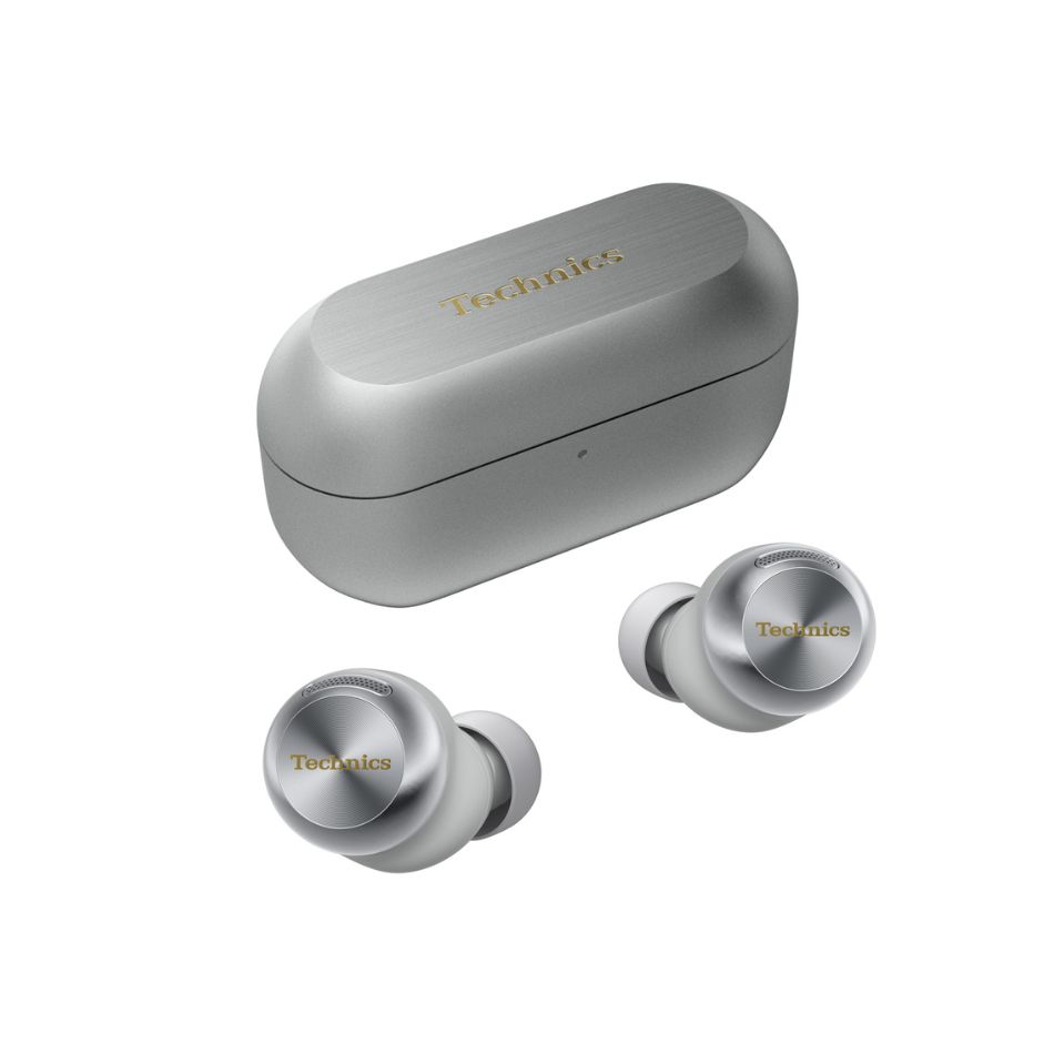【中古美品】Panasonic パナソニック Technics テクニクス ワイヤレスイヤホン EAH-AZ100-S シルバー