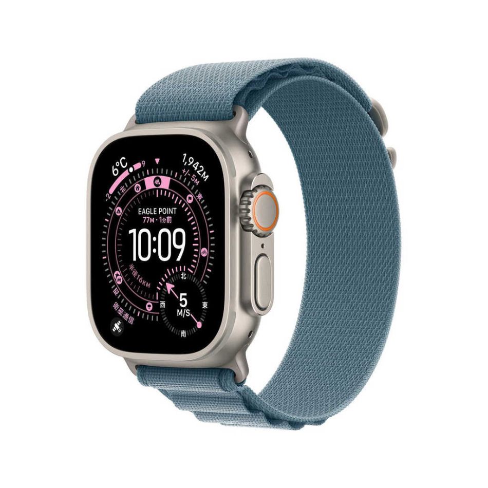 �ڿ��ʡ�Apple ���åץ� Watch Ultra 3 GPS+Cellular��ǥ� 49mm MEWM4J/A �ʥ����롦�饤�ȥȥ֥롼����ѥ���롼�� M
